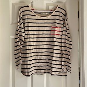 Madewell Striped Long Sleeve Shirt